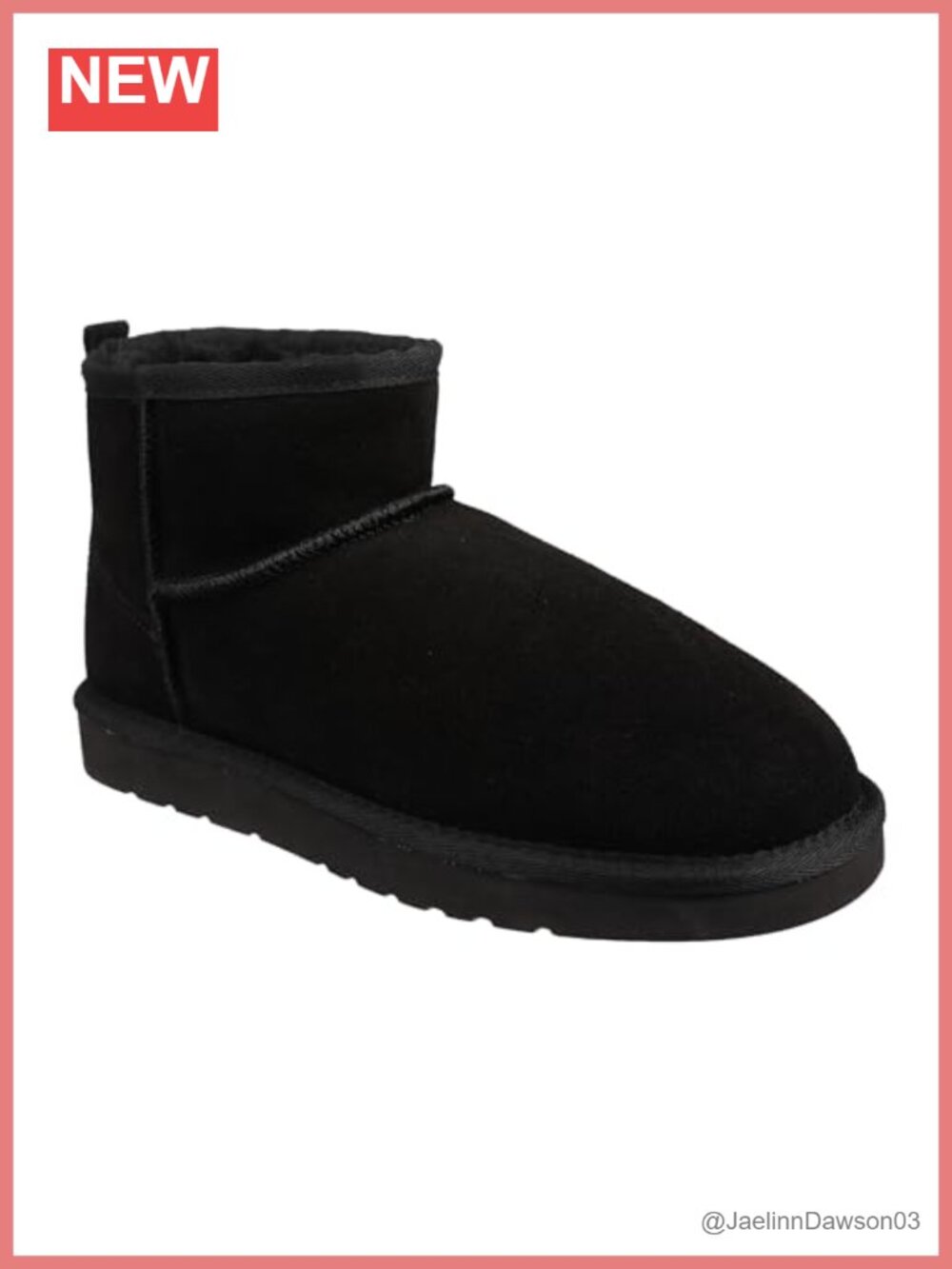 Water Resistant Suede Ankle Boots with Removable Sheepskin Footbed